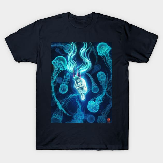 Jellyfish Swim T-Shirt by Novanim